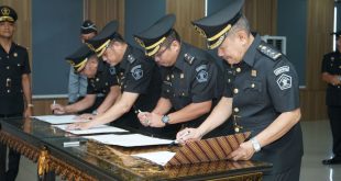 Pelantikan Pejabat Non Manajerial oleh Kakanwil Kemenkum Sumsel, (20/1/2025). (Isti)