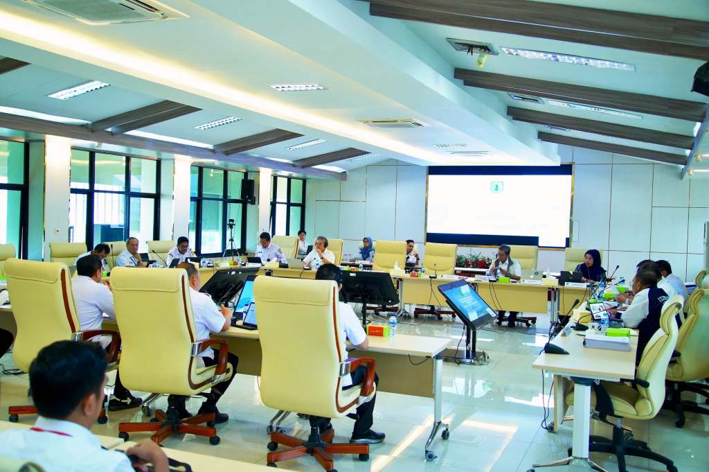 Suasana Penilaian Evaluasi Kinerja Penjabat Kepala Daerah Triwulan III Bulan Desember tahun 2024 dan Januari tahun 2025 di Kantor Inspektorat Jenderal (Itjen) Kementerian Dalam Negeri (Kemendagri) Republik Indonesia, Jakarta Pusat, pada hari Rabu, tanggal 22 Januari 2025. (foto : bekisarmedia.id/dinkominfo Muba)