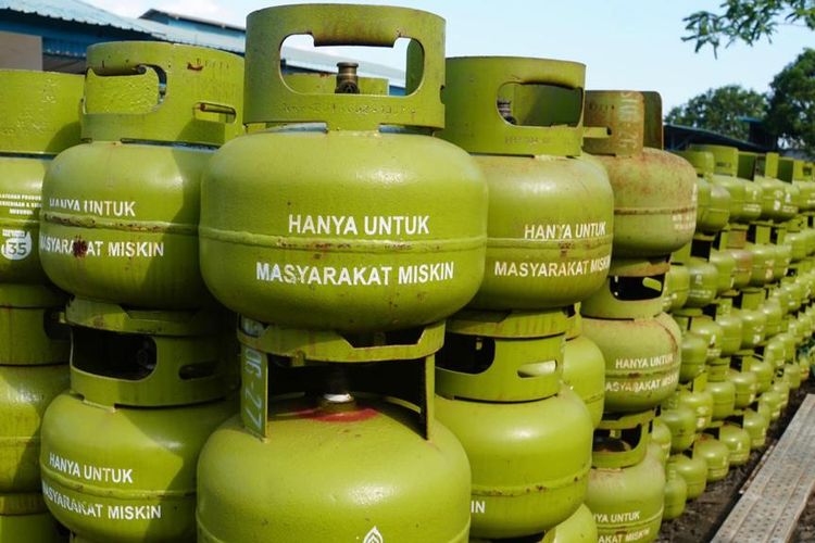 Ilustrasi : elpiji 3 kilogram bersubsidi. (BekisarMedia.id/Pertamina)