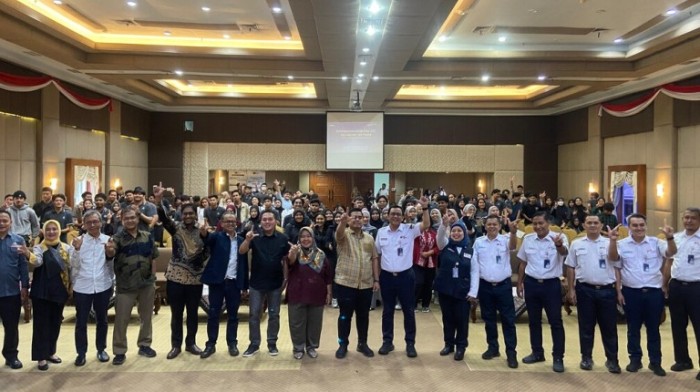 Suasana Pekan Wirausaha ITL Trisakti 2024/2025 yang dilaksanakan di Auditorium Lantai 7 dan Lobi ITL Trisakti, pada hari Rabu, tanggal 15 Januari 2025. (BekisarMedia.id/Angga Putra)