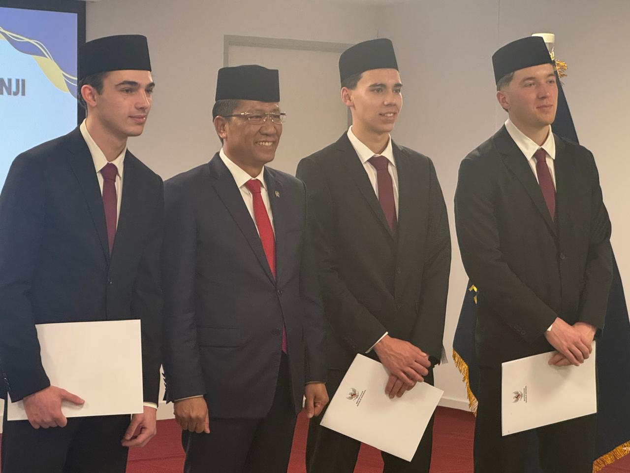 Pengambilan sumpah dan janji setia pewarganegaraan yang berlangsung di London, Sabtu 8 Februari 2025.