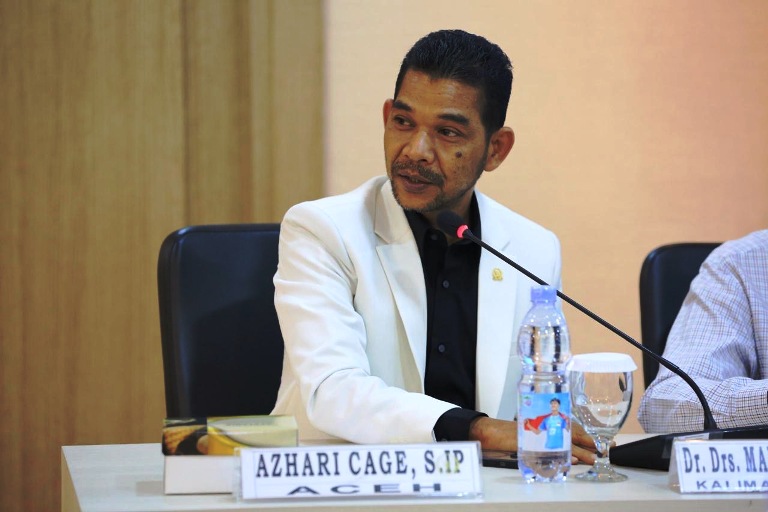 Anggota Dewan Perwakilan Daerah (DPD) Republik Indonesia asal Provinsi Aceh, Azhari Cage. (BEKISARMEDIA/DPD RI)