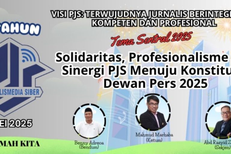 Solidaritas, Profesionalisme, dan Sinergi Pro Jurnalismedia Siber Menuju Konstituen Dewan Pers Tahun 2025. (BEKISARMEDIA/DPP PJS)
