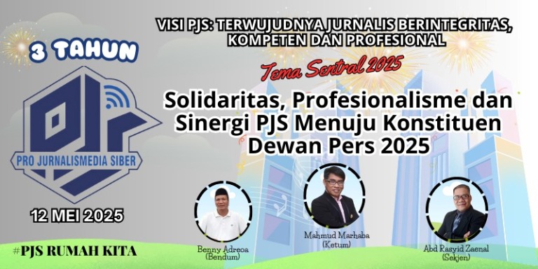 Solidaritas, Profesionalisme, dan Sinergi Pro Jurnalismedia Siber Menuju Konstituen Dewan Pers Tahun 2025. (BEKISARMEDIA/DPP PJS)