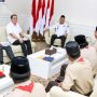 Bupati Kabupaten Musi Banyuasin, M. Toha, saat menerima audiensi jajaran pengurus Kwarcab Muba di Ruang Audiensi Bupati Kabupaten Muba, pada hari Rabu, tanggal 12 Maret 2025. (BEKISARMEDIA/SIKUMBANG)