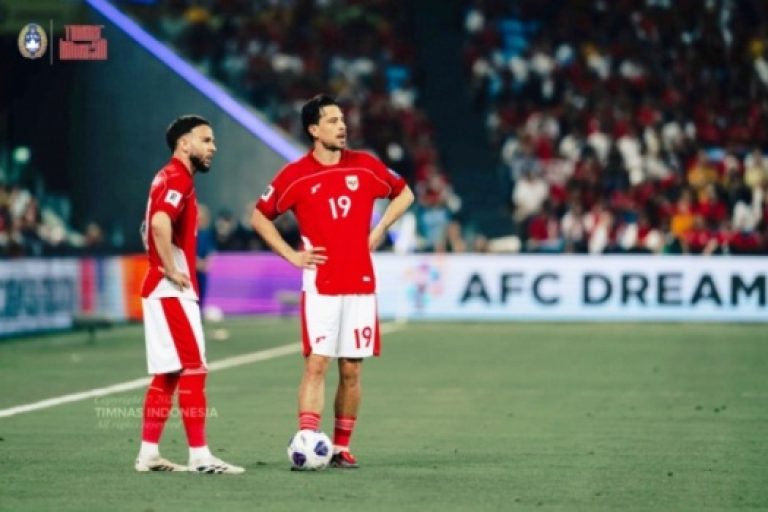 Pemain Timnas Indonesia, Carvin Verdonk dan Tom Haye. (BEKISARMEDIA/PSSI.ORG)