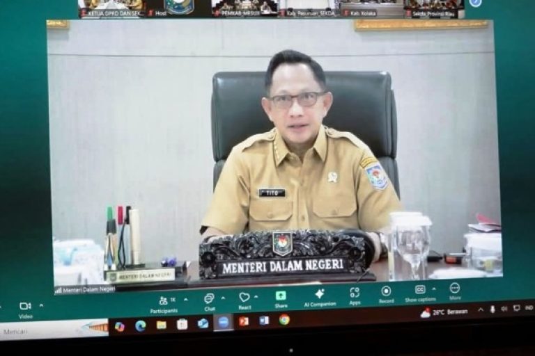 Menteri Dalam Negeri (Mendagri) Republik Indonesia, Muhammad Tito Karnavian. (BEKISARMEDIA/SIKUMBANG)