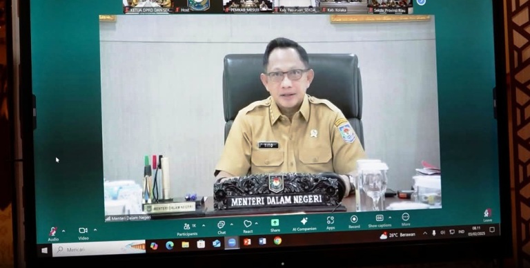 Menteri Dalam Negeri (Mendagri) Republik Indonesia, Muhammad Tito Karnavian. (BEKISARMEDIA/SIKUMBANG)