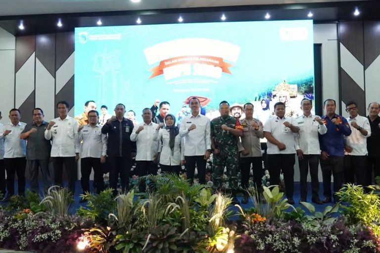 H. Muchendi, saat membuka Musyawarah Perencanaan Pembangunan (Musrenbang) RKPD Kabupaten OKI di Aula Bappeda OKI, pada hari Rabu, tanggal 30 April 2025. (BEKISARMEDIA.ID/SIKUMBANG)