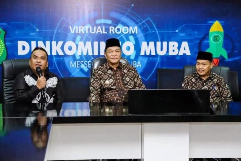 Bupati Kabupaten Musi Banyuasin, M. Toha, bersama Wakil Bupati, Rohman. (BEKISARMEDIA.ID/APRIZAL)