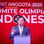 Sultan Baktiar Najamudin saat memberikan sambutan singkat dalam acara pembukaan Rapat Anggota KOI di Fairmont Hotel, Senayan, Jakarta, pada hari Selasa, tanggal 22 April 2025. (BEKISARMEDIA.ID/DPD.GO.ID)