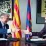 Keberhasilan Barcelona meraih treble domestik musim 2024/2025, tidak lepas dari peran besar Raphinha. Atas kontribusinya yang luar biasa, pemain sayap asal Brasil ini, resmi memperpanjang kontraknya bersama Blaugrana hingga 30 Juni 2028. (BEKISARMEDIA.ID/FCBARCELONA.COM)