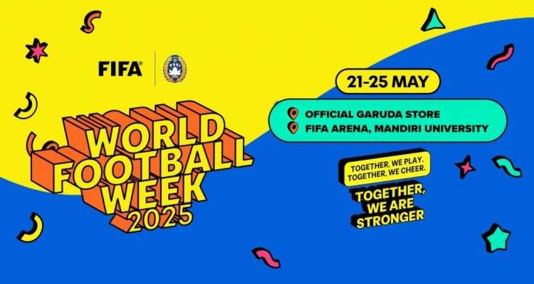 PSSI melalui PT Garuda Sepakbola Indonesia (GSI) ikut ambil bagian dalam perayaan perdana FIFA World Football Week 2025 yang digelar pada 21–25 Mei di dua lokasi utama, yakni Official Garuda Store Kompleks Stadion Utama Gelora Bung Karno (SUGBK) dan FIFA Arena Mandiri University, Jakarta. (BEKISARMEDIA.ID/SIKUMBANG)