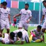 Pemain Persikas Subang melakukan selebrasi usai menciptakan gol pada pertandingan di Liga 2 Indonesia musim 2024/2025. (foto : instagram Persikas Subang)