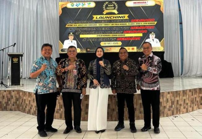 Pemerintah Kabupaten Musi Banyuasin (Pemkab Muba) melalui Dinas Komunikasi dan Informatika (Diskominfo), turut menghadiri Launching Program Desa Digital MEMBARA dan Desa Cinta Statistik (Desa Cantik MEMBARA) yang digelar di Balai Adat Guno Mulya, Desa Tegal Rejo, Kecamatan Lawang Kidul, Kabupaten Muara Enim, pada hari Kamis, tanggal 22 Mei 2025. (BEKISARMEDIA.ID/SIKUMBANG)