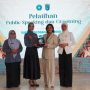 Ketua Tim Penggerak Pemberdayaan Kesejahteraan Keluarga Kabupaten Ogan Komering Ilir, Ike Meilina, saat menghadiri acara seminar dan pelatihan public speaking serta tata busana bagi seluruh pengurus, pada hari Kamis, tanggal 8 Mei 2025. (BEKISARMEDIA.ID/SIKUMBANG)