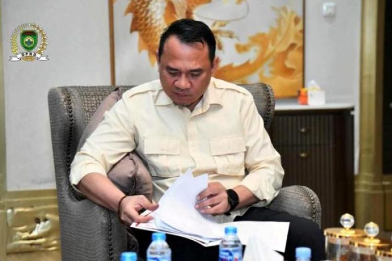 Ketua Dewan Perwakilan Rakyat Daerah (DPRD) Provinsi Sumatera Selatan (Sumsel), Andie Dinialdie, menerima audiensi dari Dewan Pimpinan Daerah (DPD) Adat Raja Sultan Nusantara Provinsi Sumsel pada Kamis, 15 Mei 2025. (BEKISARMEDIA.ID/SIKUMBANG)