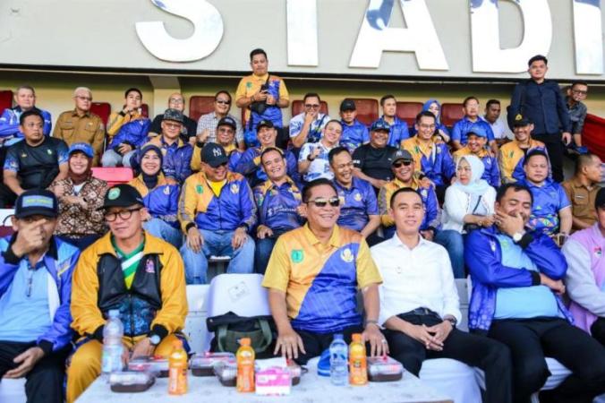 Dalam perhelatan Pekan Olahraga Provinsi (Porprov) Korps Pegawai Republik Indonesia (Korpri) Sumatera Selatan (Sumsel) Tahun 2025, Muba resmi keluar sebagai Juara Umum II (BEKISARMEDIA.ID/APRIZAL)