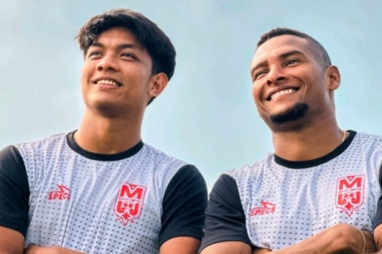 Pemain di lini belakang Malut United. (foto : ileague.id)