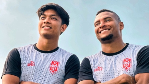 Pemain di lini belakang Malut United. (foto : ileague.id)