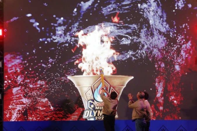 Gubernur Provinsi Sumatera Selatan (Sumsel), Herman Deru, memberikan apresiasi tinggi atas terselenggaranya Pertamina EP Mini Olympic tahun 2025 yang berlangsung di Main Dining Hall, Jakabaring Sport City (JSC), Palembang, hari Jumat, tanggal 29 Agustus 2025. (BEKISARMEDIA.ID/SIKUMBANG)