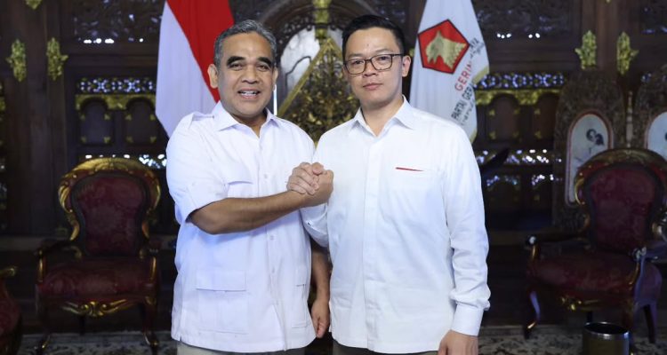 Ahmad Muzani bersama Sekretaris Jenderal Partai Gerindra yang baru, Sugiono. (foto : instagram.com/ahmadmuzani2)