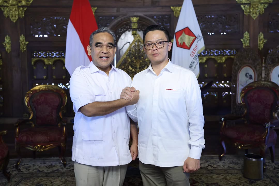 Ahmad Muzani bersama Sekretaris Jenderal Partai Gerindra yang baru, Sugiono. (foto : instagram.com/ahmadmuzani2)