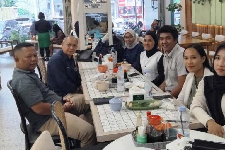 Pertemuan silaturahmi antara jajaran PJS Sumsel dan perwakilan PT Bukit Asam di Palembang, pada hari Rabu, tanggal 20 Agustus 2025. (BEKISARMEDIA.ID/MIFTAHUL)