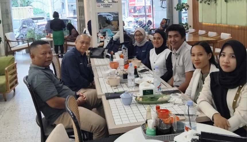 Pertemuan silaturahmi antara jajaran PJS Sumsel dan perwakilan PT Bukit Asam di Palembang, pada hari Rabu, tanggal 20 Agustus 2025. (BEKISARMEDIA.ID/MIFTAHUL)