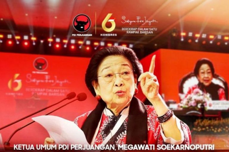 Megawati Soekarnoputri kembali terpilih sebagai Ketua Umum DPP PDI Perjuangan Periode 2025-2030 pada Kongres VI yang digelar di Bali Nusa Dua Convention Center, Jum'at, tanggal 1 Agustus 2025. (foto : instagram.com/pdiperjuangan