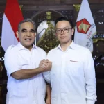 Ahmad Muzani bersama Sekretaris Jenderal Partai Gerindra yang baru, Sugiono. (foto : instagram.com/ahmadmuzani2)