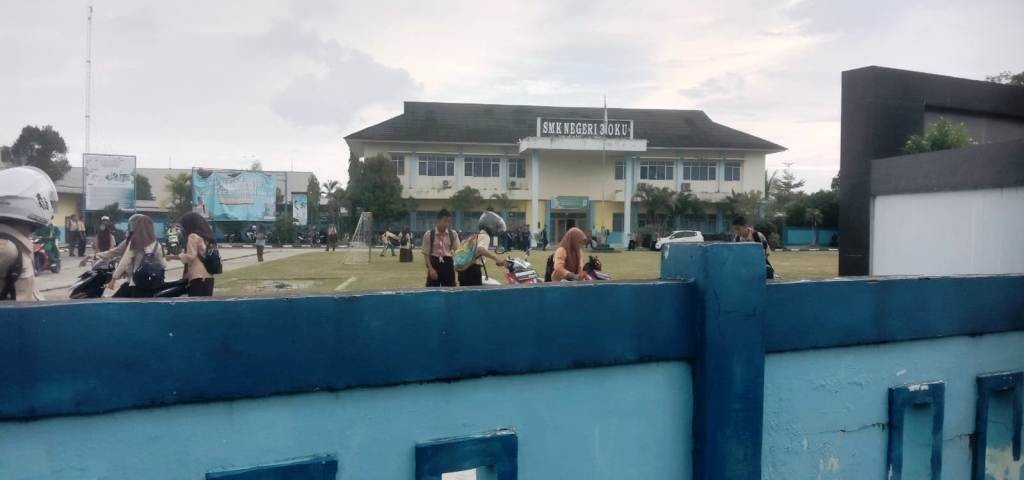 SMK Negeri 3 Kabupaten Ogan Komering Ulu yang berada di Kota Baturaja. (foto : Agus/PJS OKU)