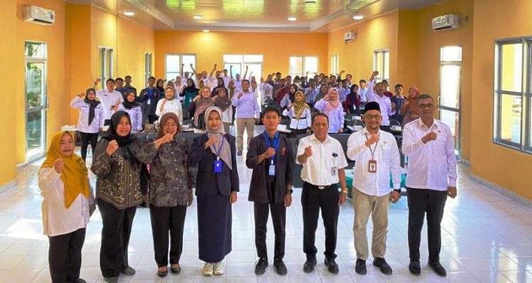 Suasana Sosialisasi Peningkatan Perlindungan dan Kompetensi Calon Pekerja Migran Indonesia Tahun 2025 di Aula Balai Latihan Kerja (BLK) Sekayu, pada hari Rabu, tanggal 27 Agustus 2025. (BEKISARMEDIA.ID/SIKUMBANG)