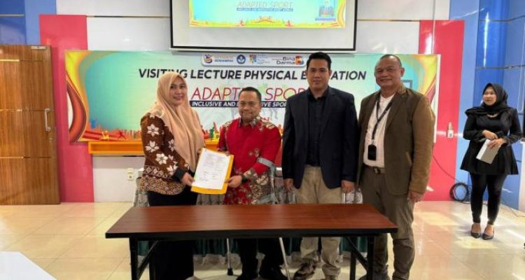 Penandatanganan Nota Kesepahaman antara Universiti Kebangsaan Malaysia dengan Universitas Bina Darma pada hari Jum'at, tanggal 22 Agustus 2025 di Palembang. (BEKISARMEDIA.ID/RASTI)