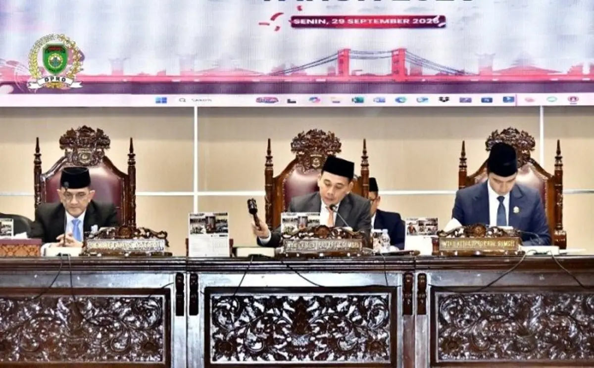Pemerintah Provinsi (Pemprov) Sumatera Selatan (Sumsel) bersama Dewan Perwakilan Rakyat Daerah (DPRD) Sumsel menyepakati penambahan satu Rancangan Peraturan Daerah (Raperda) baru dalam Program Pembentukan Peraturan Daerah (Propemperda) Tahun 2025. (BEKISARMEDIA.ID/SIKUMBANG) Pemerintah Provinsi (Pemprov) Sumatera Selatan (Sumsel) bersama Dewan Perwakilan Rakyat Daerah (DPRD) Sumsel menyepakati penambahan satu Rancangan Peraturan Daerah (Raperda) baru dalam Program Pembentukan Peraturan Daerah (Propemperda) Tahun 2025. (BEKISARMEDIA.ID/SIKUMBANG)