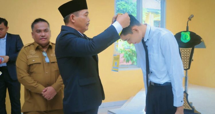 Wakil Bupati Kabupaten Muba, Abdur Rohman Husen, Membuka Pelatihan Bahasa Jepang, di Aula UPT Balai Latihan Kerja (BLK) Sekayu, pada hari Selasa, tanggal 28 Oktober 2025. (BEKISARMEDIA.ID/SIKUMBANG)