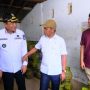 Bupati Kabupaten Musi Banyuasin, M. Toha, bersama Menteri ESDM Republik Indonesia, Bahlil Lahadalia, meninjau pangkalan LPG 3 Kilogram milik warga di Desa Sido Rejo, Kecamatan Keluang, hari Kamis, tanggal 16 Oktober 2025. (BEKISARMEDIA.ID/SIKUMBANG)