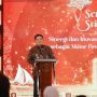 Gubernur Provinsi Sumatera Selatan, Herman Deru, memberikan keterangan kepada wartawan, setelah membuka kegiatan Semarak UMKM Sriwijaya tahun 2025, yang diselenggarakan oleh Bank Indonesia (BI) Perwakilan Provinsi Sumsel di Palembang Indah Mall, pada hari Sabtu, tanggal 25 Oktober 2025. (BEKISARMEDIA.ID/SIKUMBANG)