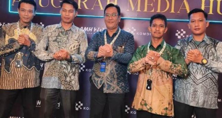 Pelaksana Tugas (Plt) Kepala Dinas Komunikasi dan Informatika (Kominfo) Kabupaten Musi Banyuasin (Muba), Daud Amri, menghadiri Malam Anugerah Media Humas (AMH) Indonesia tahun 2025, yang digelar di Hotel Borobudur, Jakarta Pusat, Rabu, tanggal 12 November 2025. (BEKISARMEDIA.ID/SIKUMBANG)