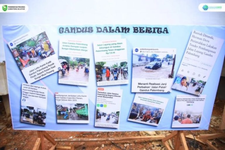 Ketua DPRD Sumsel, Andie Dinialdie, menghadiri acara peresmian penggunaan Jembatan Layang Lettu Karim di Gandus. (BEKISARMEDIA.ID/SIKUMBANG)