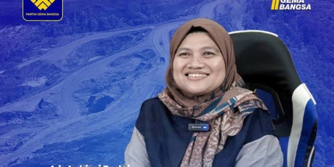 Ketua Bidang Lingkungan dan Reforma Agraria DPP Partai Gema Bangsa, Ade Indriani Zuchri. (foto : partaigemabangsa.org)