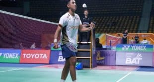 Alwi Farhan melangkah ke Semifinal Thailand Masters 2026 setelah mengalahkan pebulu tangkis dari Malaysia, Lee Zii Jia. (foto : pbsi.id)