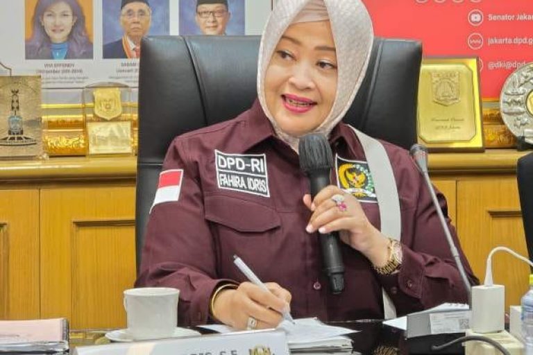 Anggota Dewan Perwakilan Daerah (DPD) Republik Indonesia (RI) Daerah Pemilihan (Dapil) DKI Jakarta, Fahira Idris. (BEKISARMEDIA.ID/EEN)