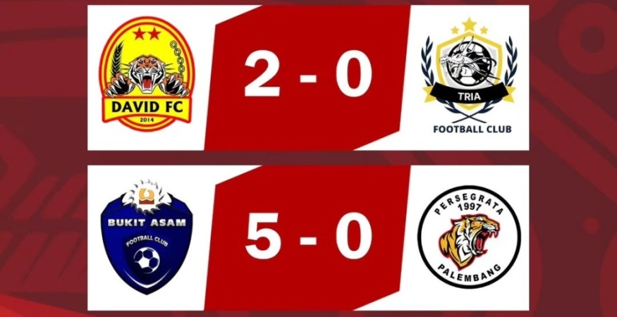 Hasil Pertandingan Liga 4 Sumatera Selatan 25 Januari 2026 : Bukit Asam FC Mengamuk, SIFA FC dan David FC Raih Kemenangan (foto : instagram.com/bolasumsel) Hasil Pertandingan Liga 4 Sumatera Selatan 25 Januari 2026 : Bukit Asam FC Mengamuk, SIFA FC dan David FC Raih Kemenangan (foto : instagram.com/bolasumsel)