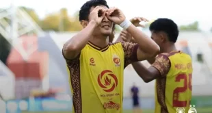 Vieri, Pemain Sriwijaya FC di Pegadaian Championship Musim 2025.2026. (BEKISARMEDIA.ID/ANGGA)