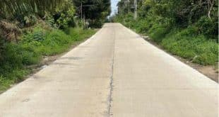 ruas Jalan Simpang Sari–Bandar Jaya di Kecamatan Lawang Wetan, Kabupaten Musi Banyuasin, selesai dibangun. (BEKISARMEDIA.ID/EEN)