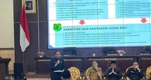 Sosialisasi Arah Kebijakan dan Rancangan Prioritas Daerah serta Kamus Usulan Pokok-Pokok Pikiran DPRD Tahun 2027, yang digelar di Ruang Rapat Paripurna DPRD Muba, hari Senin,, tanggal 9 Februari 2026. (BEKISARMEDIA.ID/EEN)