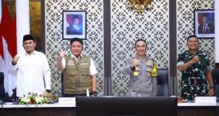 Ketua DPRD Sumsel, Andie Dinialdie, menghadiri Rapat Koordinasi (Rakor) Lintas Sektoral (Linsek) yang digelar oleh Pemerintah Provinsi (Pemprov) Sumsel di Griya Agung, Palembang, pada hari Kamis, tangal 12 Maret 2026. (BEKISARMEDIA.ID/HAIRUDIN)