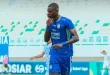 Pemain Adhyaksa FC Banten, Adilson Gancho Da Silva, melakukan selebrasi usai menciptakan gol ke gawang Sumsel United, Sabtu, 28 Maret 2026. (foto : IG Adhyaksa FC Banten)