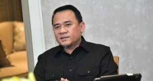 Ketua DPRD Sumsel, Andie Dinialdie. (BEKISARMEDIA.ID/HAIRUDIN)